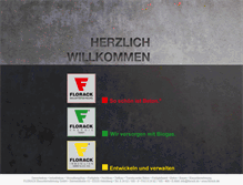 Tablet Screenshot of florack.de